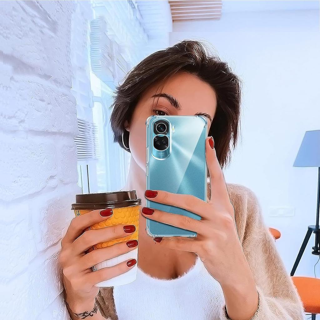 Luxury Clear Phone Protect Case For Honor 90 Lite Shockproof Protect Case For Honor90 lite Back Cover Honor 90 lite