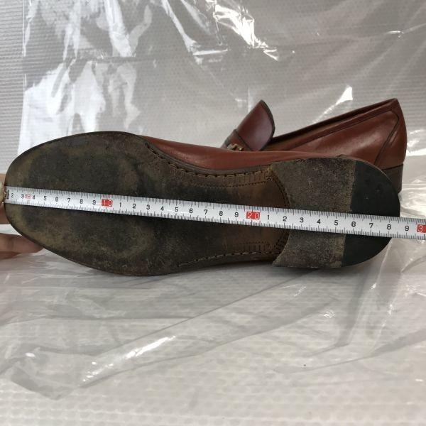 Retail 50000yen Plus BARRETT Leather Bit Moccasin Loafer 8.5 / 26.5-27.0cm / Brown Slip-On Business Shoes(USED)