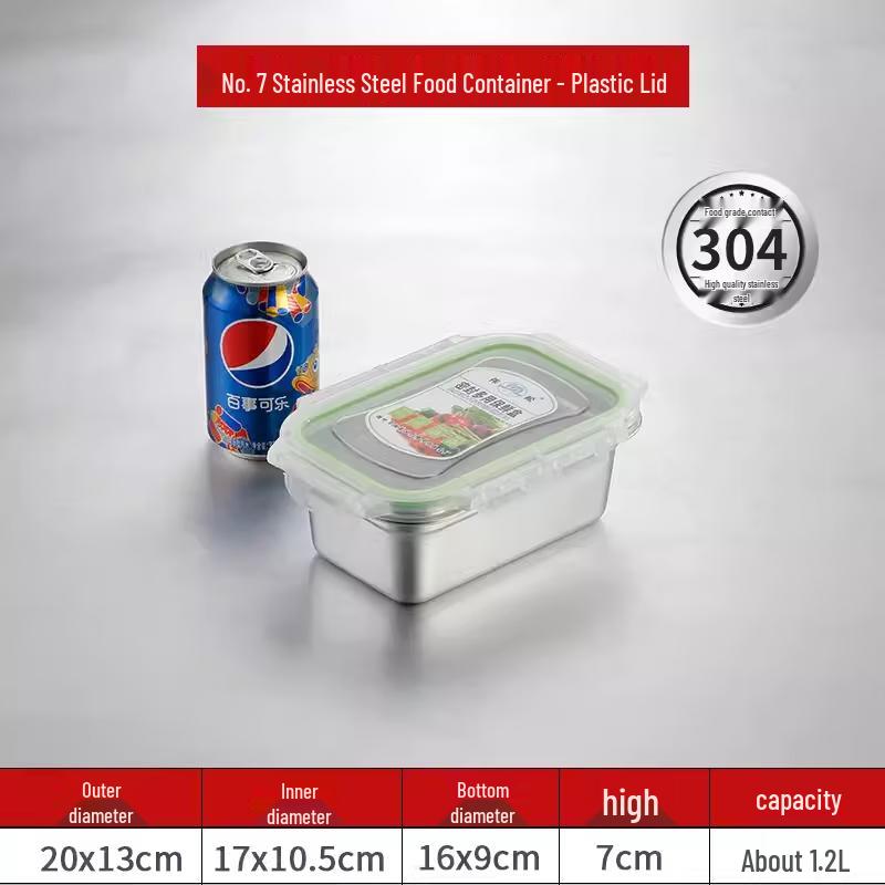 

Extra Large 304 Stainless Steel Food Storage Container