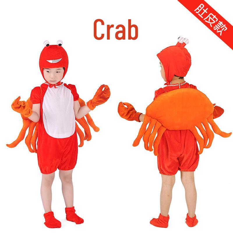 Gray Wolf, Tiger, Lion, Sheep, and Crocodile Kids' Animal Performance Costumes for Shows