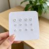 Minimalistisches Hohlgeometrisches Ohrring-Set für Damen – Vielseitige Ohrknorpel-Stecker für den täglichen Weg zur Arbeit und für Studenten