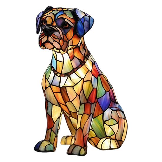 

Светодиодный ночник с мягким свечением, не бликующий, забавный, очаровательный, в форме бульдога, таксы, настольный светильник в форме животного 20cm K