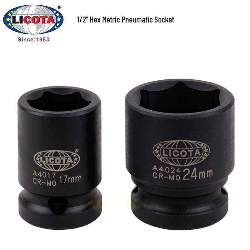 LICOTA 1/2  Hex Metric Air Impact Socket 26-38mm 27mm