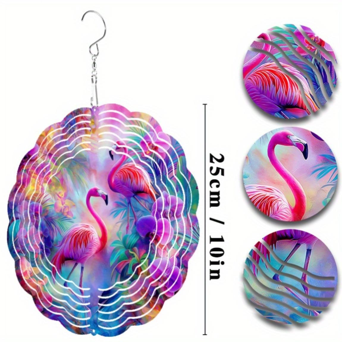 

10-дюймовый подвесной ветряной спиннер с крючком на 360 градусов для декора балкона и сада, весенне-летнее уличное украшение 01A