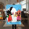 Coperta in Flanella con Stampa di Bing Bunny, Alta qualità, Confortevole per Tutte le Stagioni, Decorazione per la Casa, Calore e Comfort