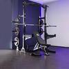EM M104 Frame Squat Rack & 105KG Olympic Barbell Set