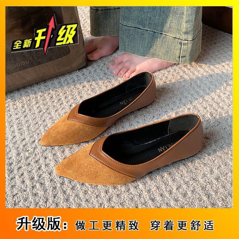 

Versatile one-pedal flat-soled grandma shoes with skirt temperament single shoes women s evening breeze gentle shoes 2025 summer and autumn new models 40