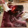 Superhero Action Floor Rug Office Rug Suitable for Game Room Dormitory Hallway Study room Antislip Carpet Anime Office Decor
