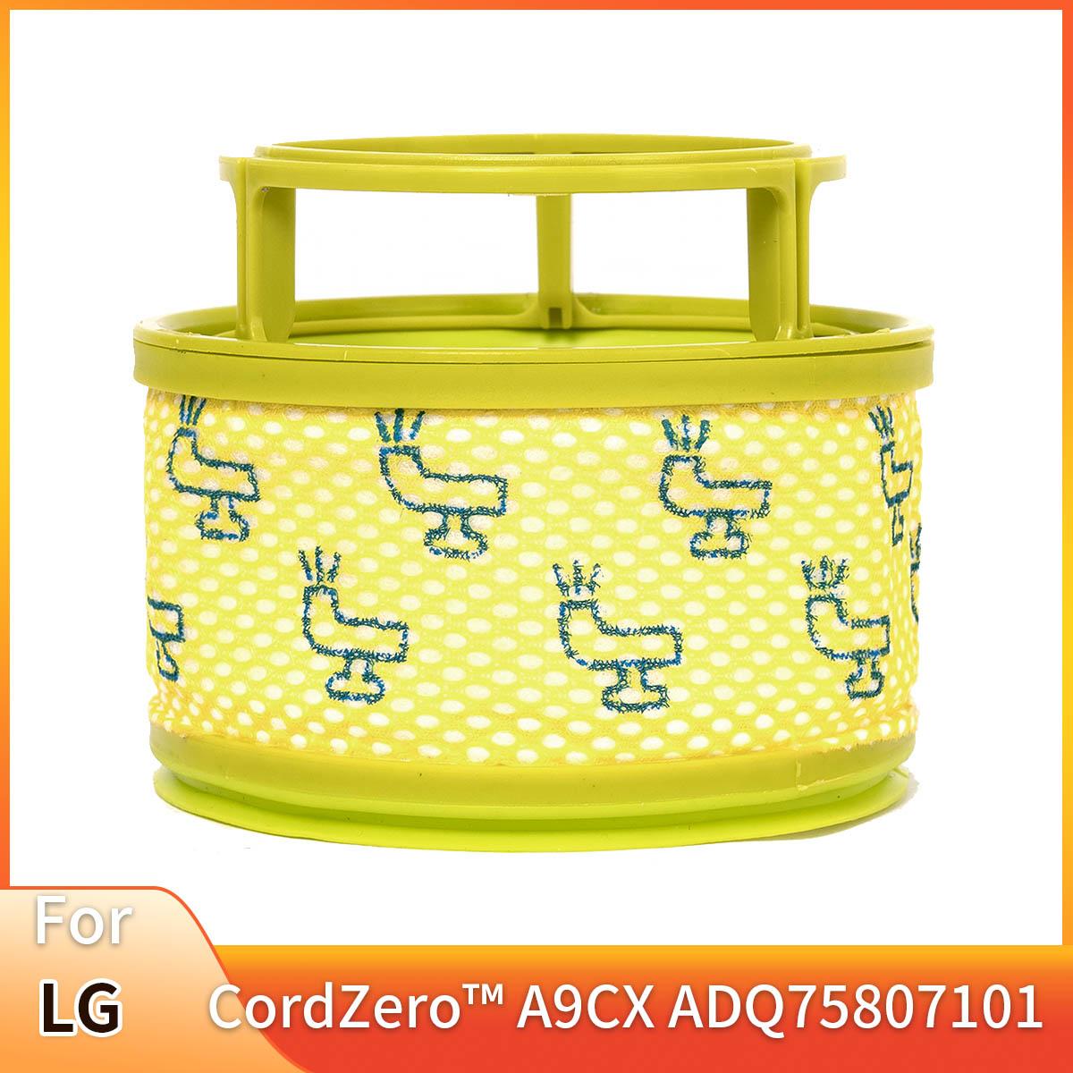

A9CX ADQ75807101 A9S Vacuum Cleaner Filter Replacement Parts Suitable for LG CordZero Washable Filter