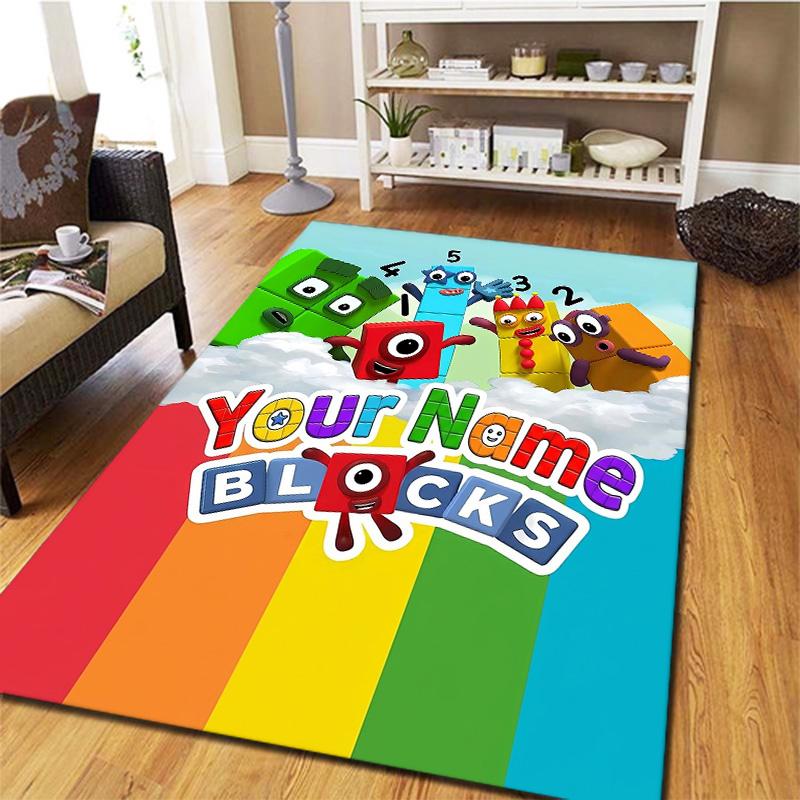Wolken Individueller Name Teppich Teppich Für Wohnzimmer Schlafzimmer Haus Sofa Dekoration Kinder Spielen Rutschfeste Bodenmatte