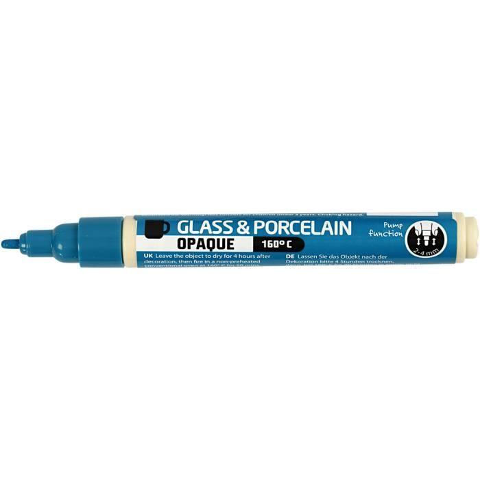 Paint Marker - Unknown Brand - Ref 31323 - Opaque - Indelible - Blue