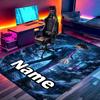 Benutzerdefinierter Name Personalisierter Detective Conan Druck Teppich, Vielseitiger Heimdekor Teppich, für Spielzimmer, Wohnung, Balkon, Eingangsbereich, Flur Geschenk