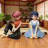 Verkauft Original BANPRESTO Ranma 1/2 Relax Time Shampoo Tendou Akane Ranma PVC Figur Modell Sammlerfigur Spielzeug