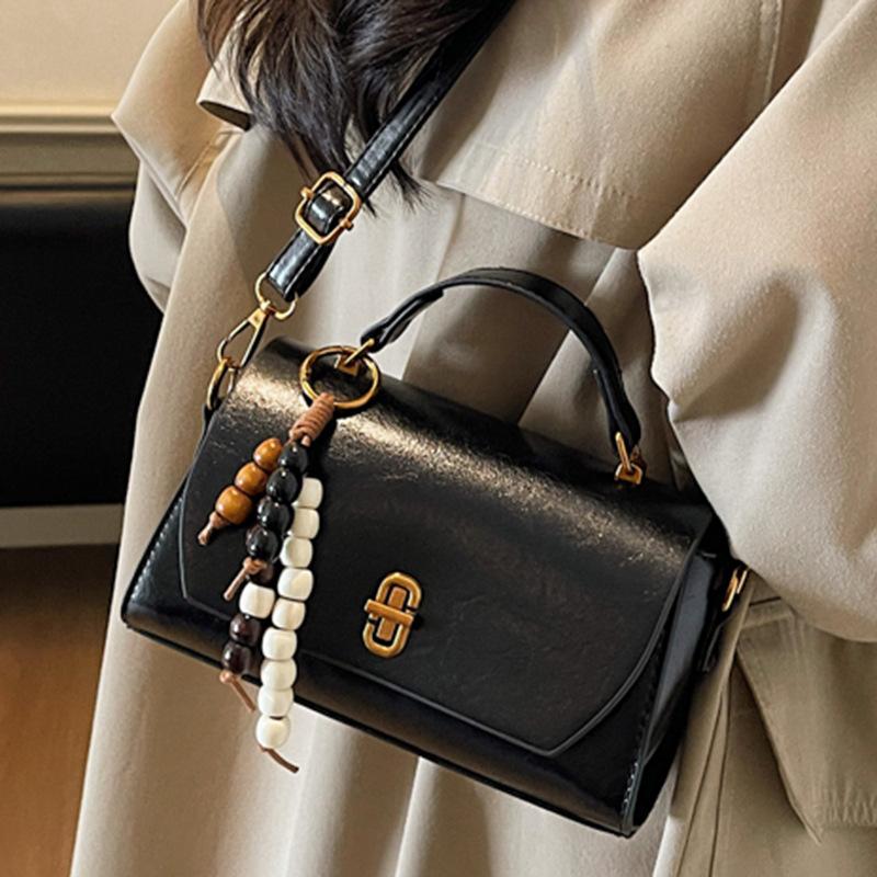 Modische kleine quadratische Handtasche, Retro-Trend Umhängetasche, Koreanische Nischenqualität Einzel-Schultertasche