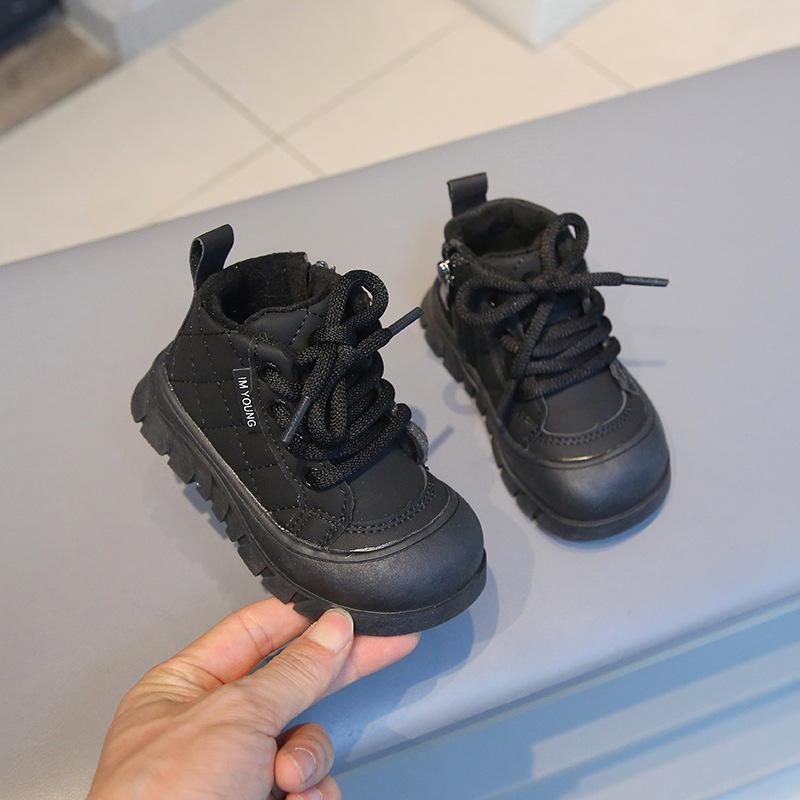 

Children s Snow Boots - Women s Padded and Thick Short Boots, Cotton Shoes, Soft Sole Boots 22 чёрный