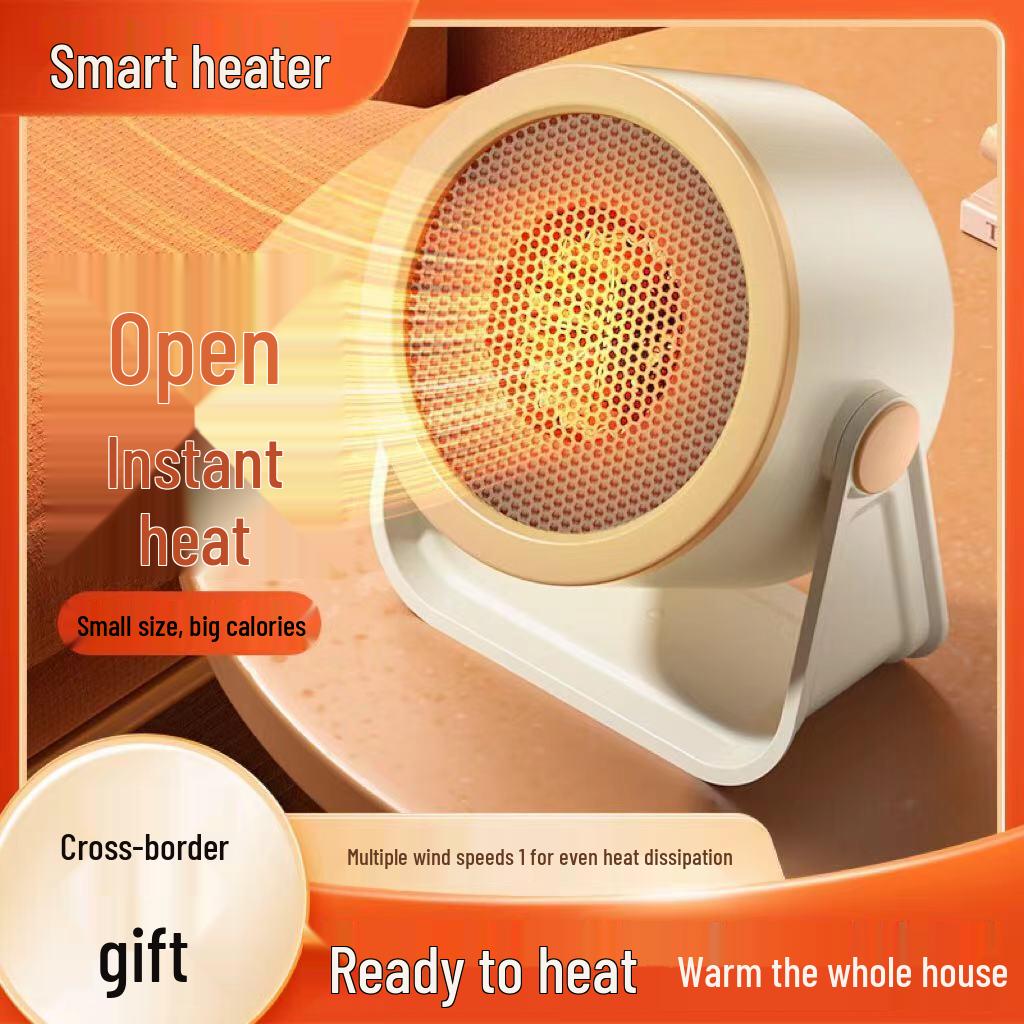 Compact Electric Desktop Heater for Home & Dorms European Standard 220V