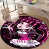 Personalized M-Monster High Draculaura Round Chair Office Rug - Perfect for Mat, Office Chair & More - Ideal Gift for Birthdays and Holidays