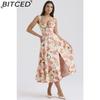 BITCED Summer-inspired Chic and Sophisticated Strapless Dress for Women