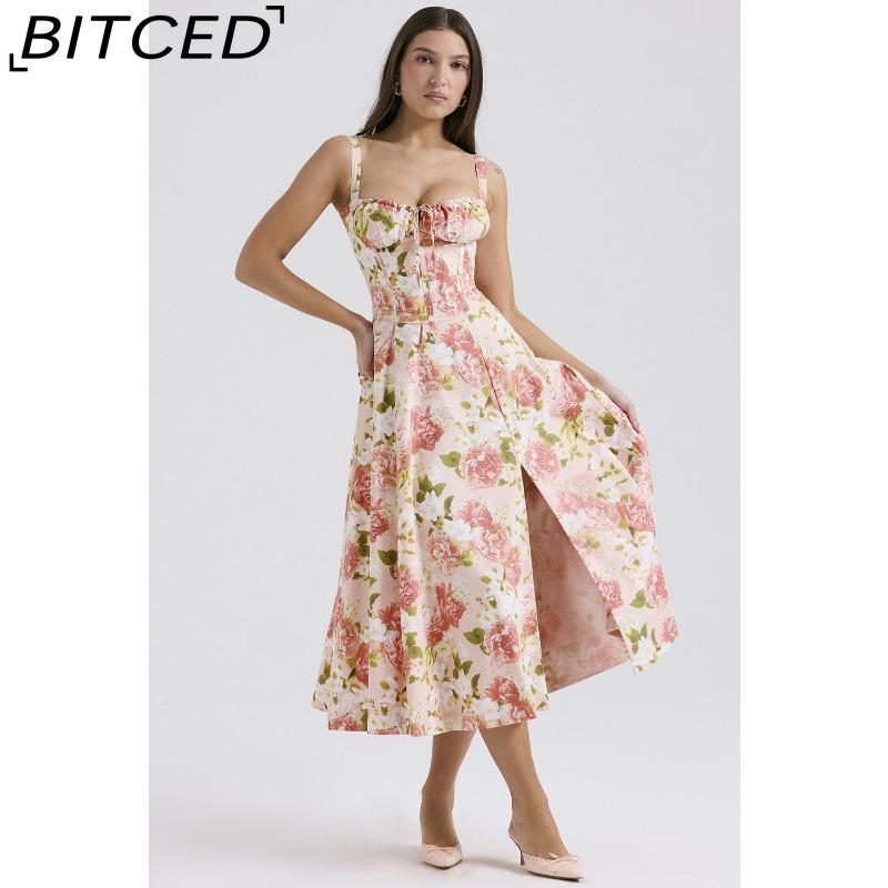 BITCED Summer-inspired Chic and Sophisticated Strapless Dress for Women
