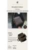 Men's Genuine Leather Crossbody Bag - High-End, Multi-Functional, Single Shoulder, Casual Crazy Horse Cowhide for Commuting