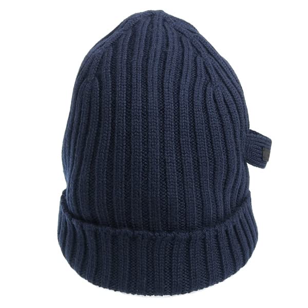 Prada Cappellino UMD188 Wool F.5 Unisex Knit Hat, 100% Virgin Wool, Size M, Blue, Outlet [Parallel Import]