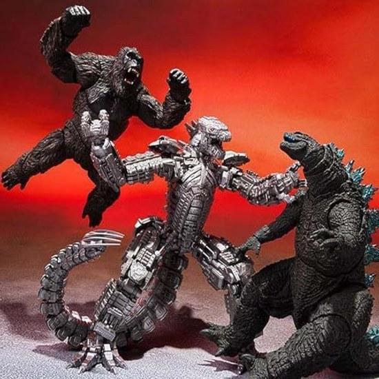 Readjade 2021 Movie Godzilla Vs Kong Mechagodzilla Figure Theater Version Action Model Decoration Collection Toy Adult 2019 King Monsters C
