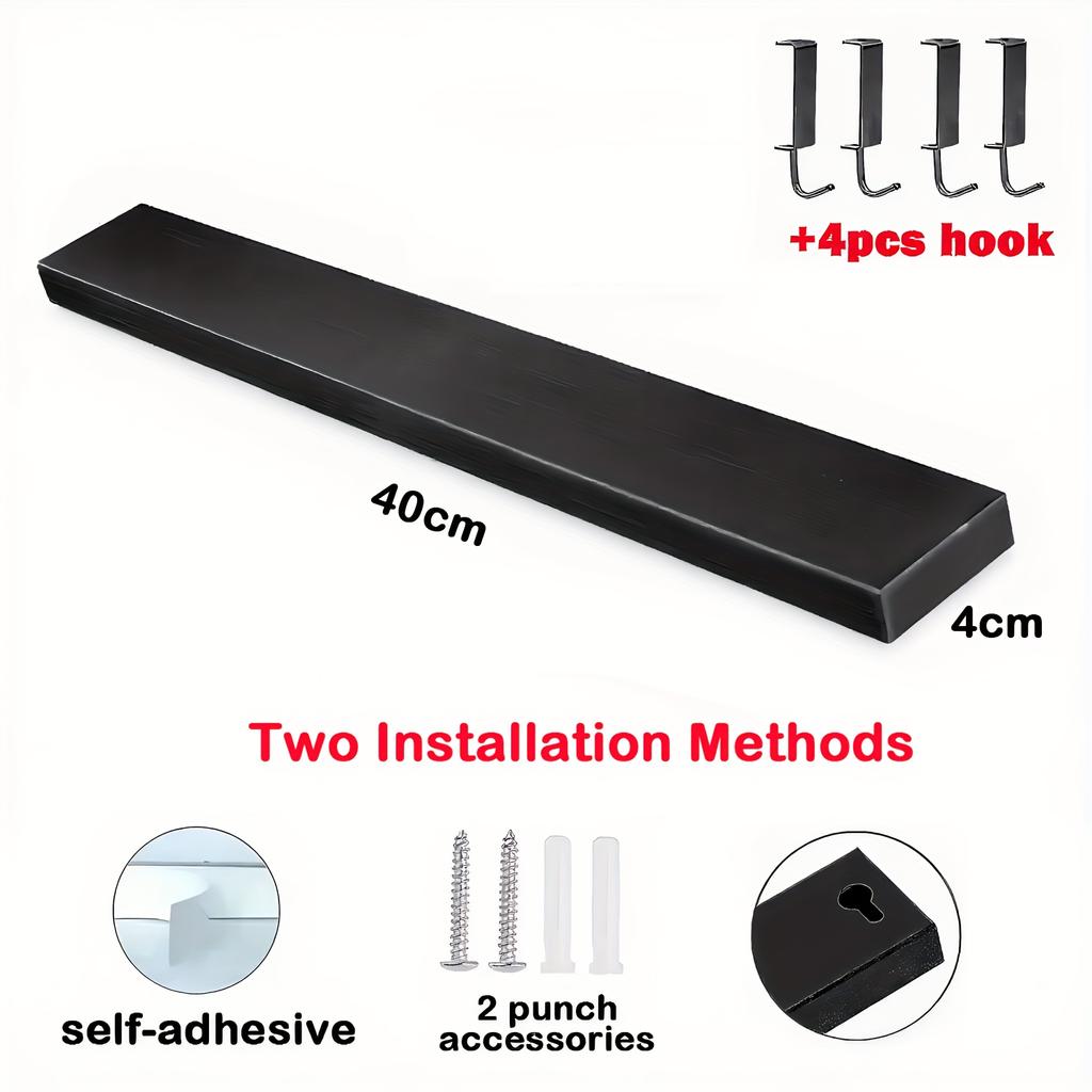 40CM 50CM Stainless Steel Knife Stand Magnetic Knife Holder Wall Block Storage Rack for Knives Kitchen Accessories Organizer