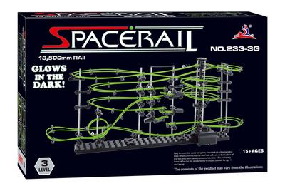 SPACE RAIL Boucle Infinie Space Rail Éducatif Rouleau Cerveau Éducatif Futuriste Fait un Excellent Élément d'Intérieur Puzzle Luminescent dans le Noir, Jouet,