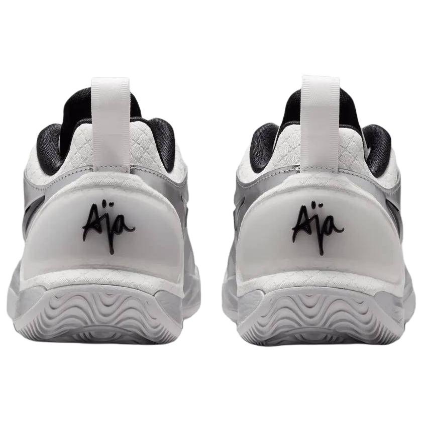 Nike ATwo EP Classic Sports Breathable Support Grip Basketball Shoes Unisex sneaker White Silver IR4501-100