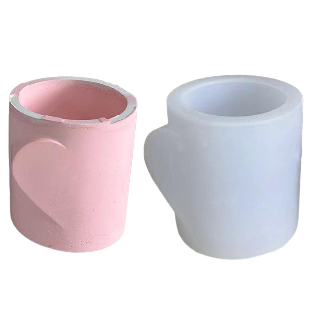 Resin Jar Molds Silicone Pen Pencil Container Mould Jewelry Organizers Mold Storage Jar Epoxy Casting Molds Pen Holder