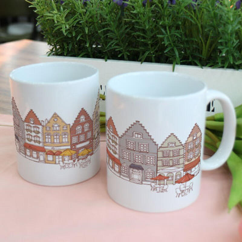 tk284-Design Mug 2p-European Street