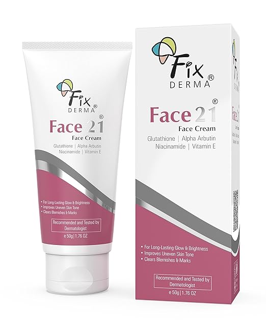 Fixderma 2% Niacinamide Face 21 Cream with Alpha Arbutin | Anti Ageing Cream for Women | Reduces Wrinkles and Fine Lines - 50 gm 50 GM