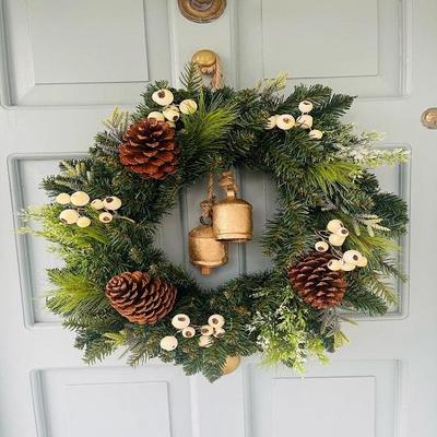 Handgemachte rustikale Glücks-Weihnachtsglocken mit Seil, Perfektes Geschenk zu Weihnachten, Harmonie-Kuhglocken, Noah-Glocke, Kranzglocken