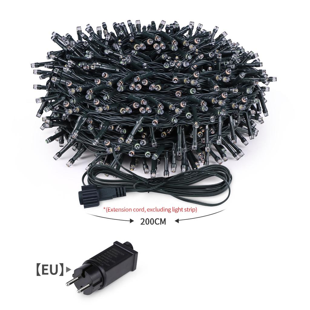 Holiday 24V Led Christmas Lights Fairy Garland String Light 50M 100M Waterproof For Outdoor Garden Home New Year Party Decor