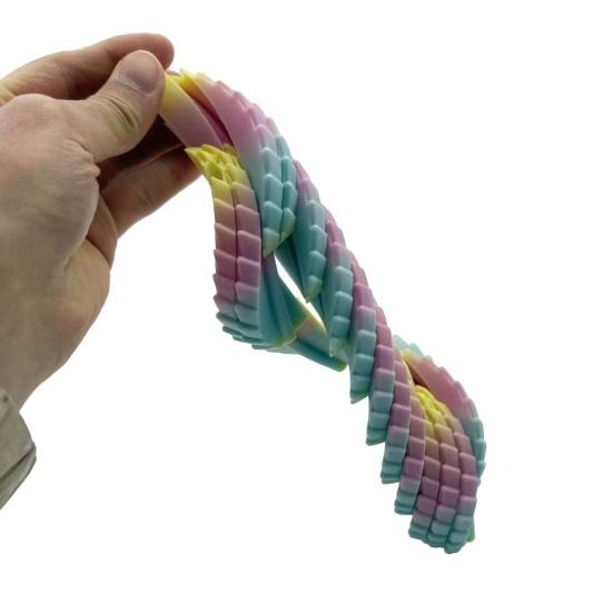 3D Printed Twisting Egg Toy Stress Relief Spiral Easter Egg Toy Dragon Egg Office Desk Fidget Toy Easter Basket Stuffers Party Favors