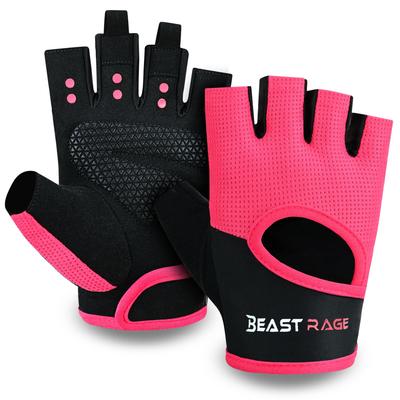 BEAST RAGE Gym Gloves Unisex Breathable Weight Lifting Gloves Anti-Slip