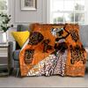 African Women Blanket Flannel Blanket for Bed, Sofa, Camping, Hiking, Picnic Essentials, Gift for Family Fan Gifts