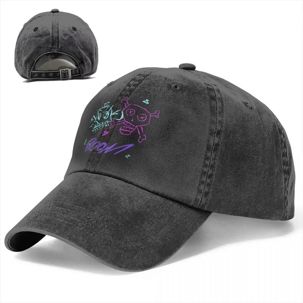 Men's Baseball Cap Jinx Monkey Graffiti  Trucker Snapback Cowboy Caps Dad Hat Arcane League Of Legends LOL Game Golf Hats