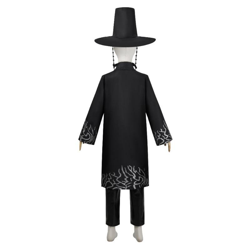 Demon Hunter Girls Shaka Boys Costume Demon Hunter Boys Halloween Children's Silver Pattern Song Costume