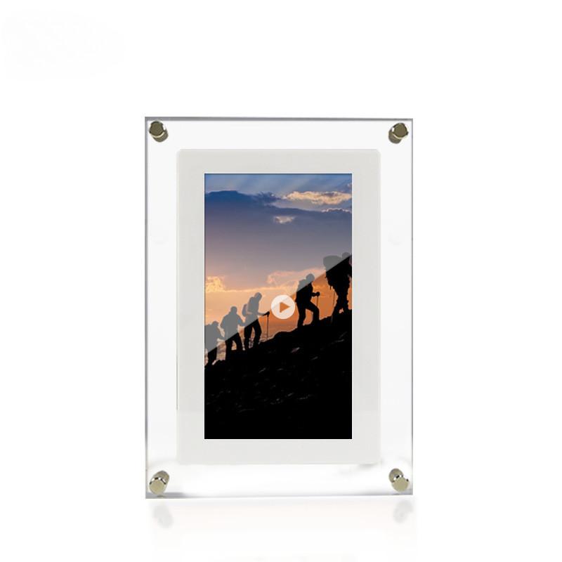 5/7/10 Inch 32GB High Definition Electronic Album Video Player Transparent Acrylic Digital Photo Frame