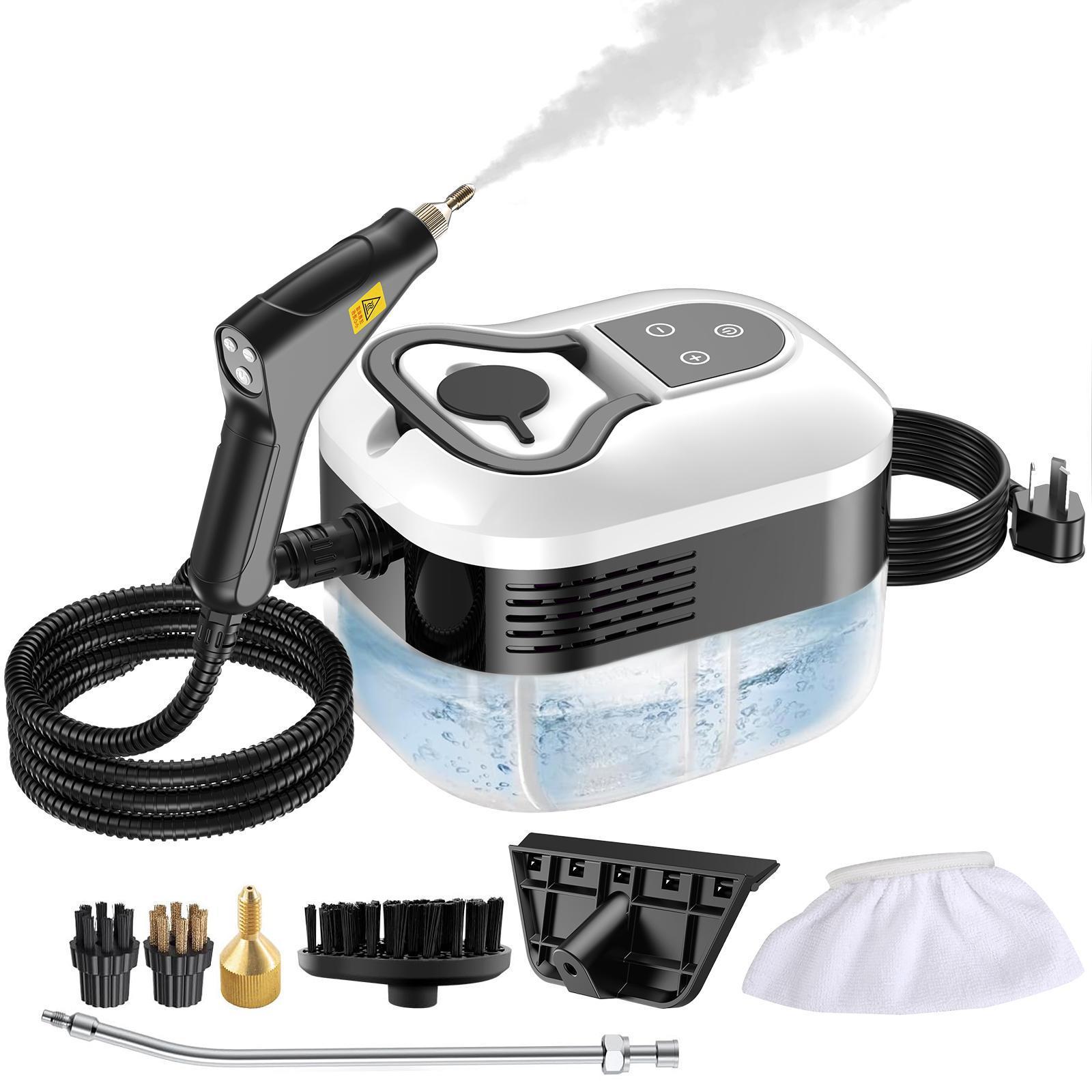 1500W rokas tvaika tīrītājs ar 4