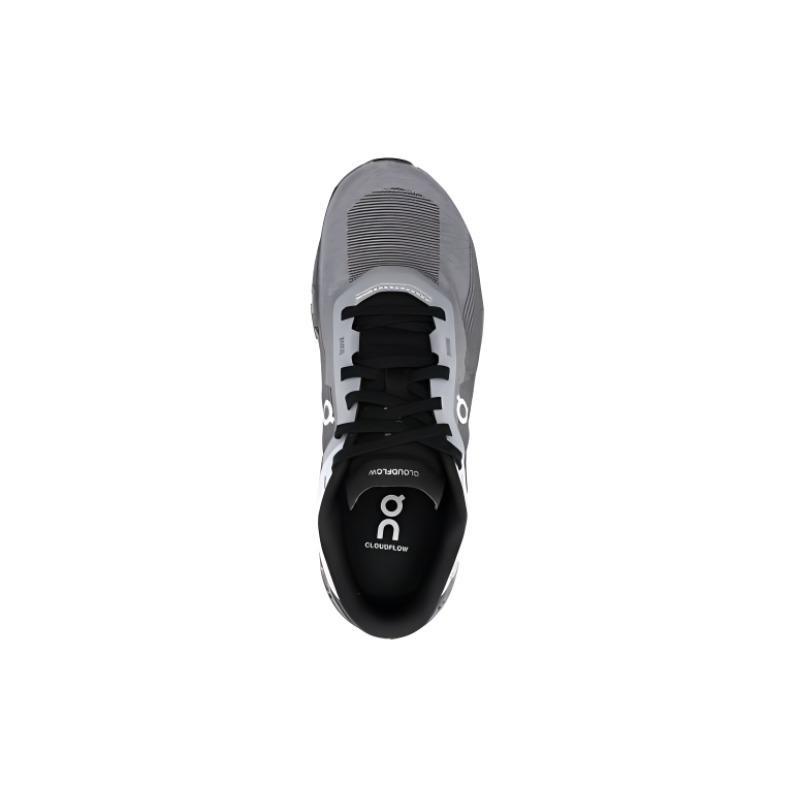 On Cloudflow 4 Women's Low Top Running Shoes Black Grey 3WD30112325