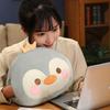 30cm Cartoon Tier Plüsch Kleines Kissen Hände Warm Halter Daunenbaumwolle Weich Katze Pinguin Dinosaurier Ente Bär Plüschtier Peluche Geschenk