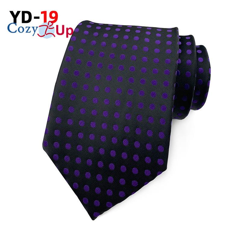 3.15" Fashion Wave Dot PaisleyTies Cravată pentru bărbați Circle Dot pentru nuntă