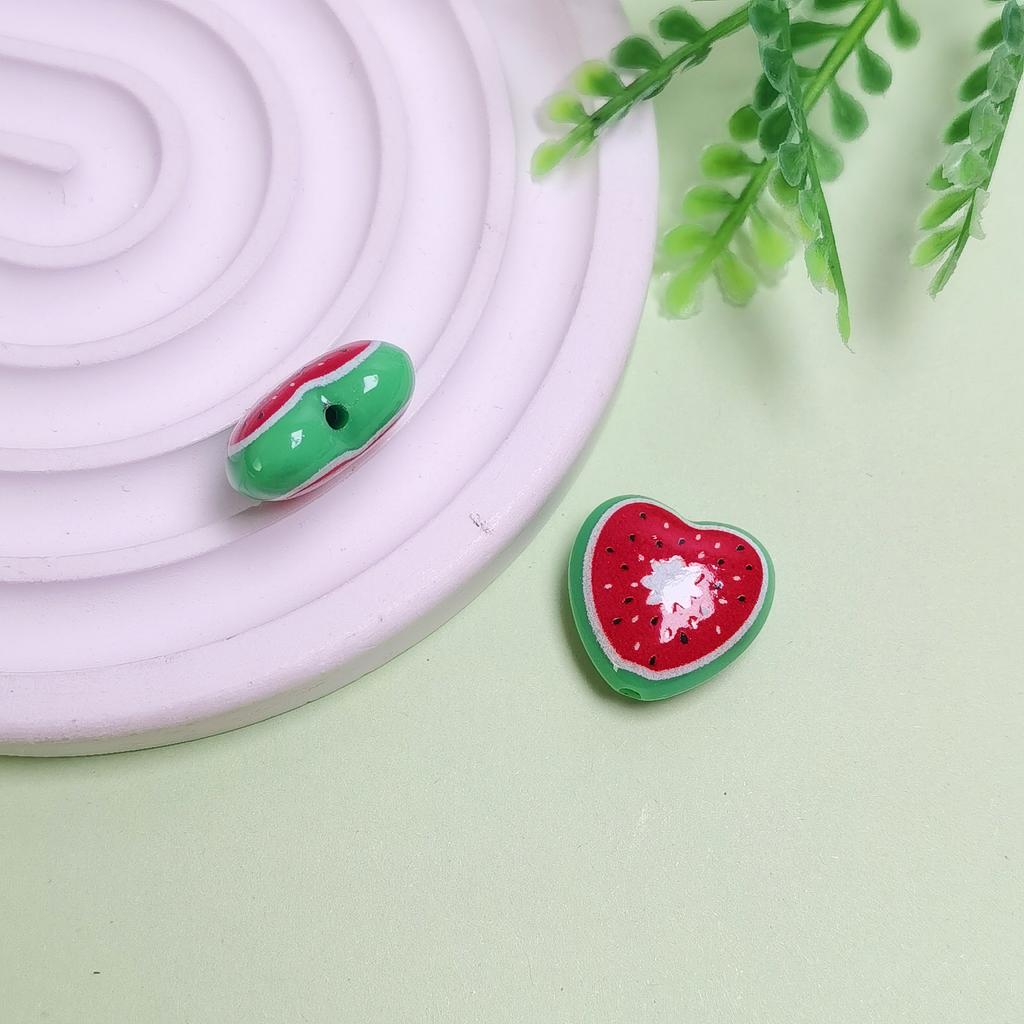 19*20mm 100pcs Heart Beads Acrylic Spacer Loose Beads for Jewelry Making Diy Bracelet Necklace Phone Chain Accessories