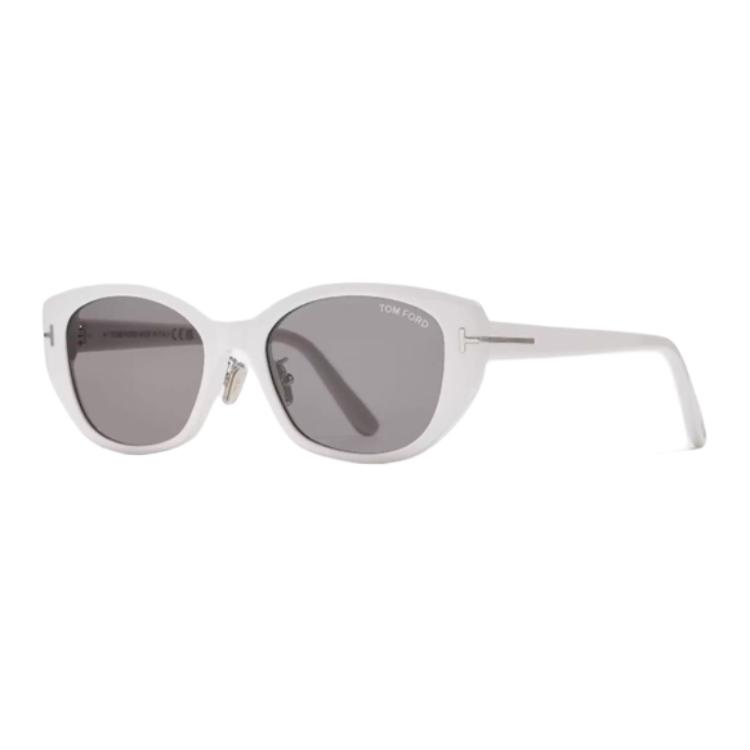 Elegant Design Acetate Cat Eye Sunglasses Women sunglasses White FT1168-K-25A-54 54,White