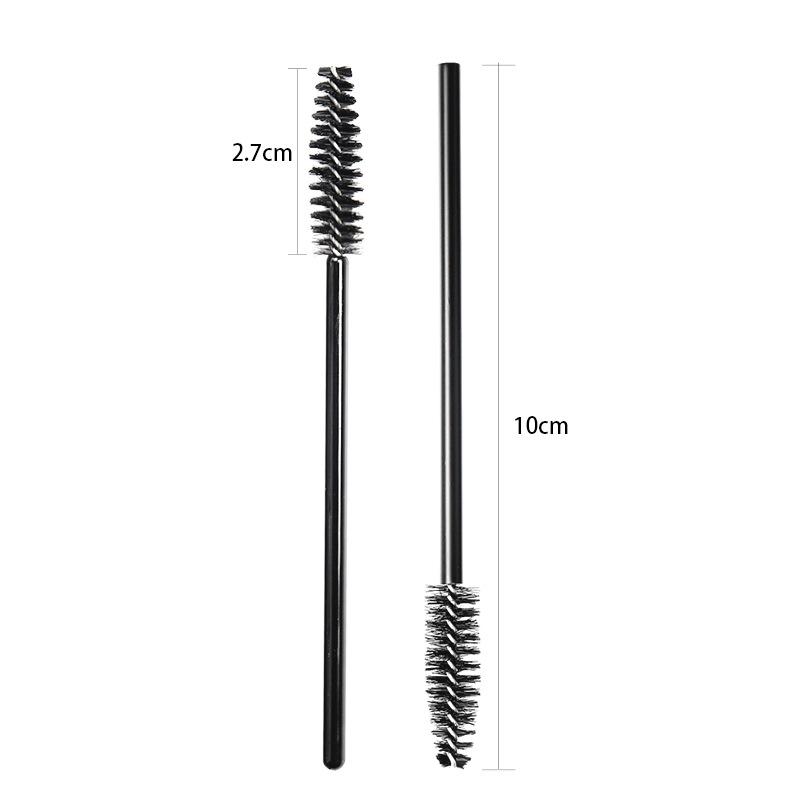 200Pcs Makeup Brushes Disposable Crystal Eyebrow Brush Diamond Handle Mascara Wand Applicator Eye Lashes Eyelash Extension Tools
