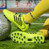 Jungen Fußballschuhe Rutschfest Verschleißfest Klettverschluss Outdoor Fußballschuhe Training Kinderschuhe