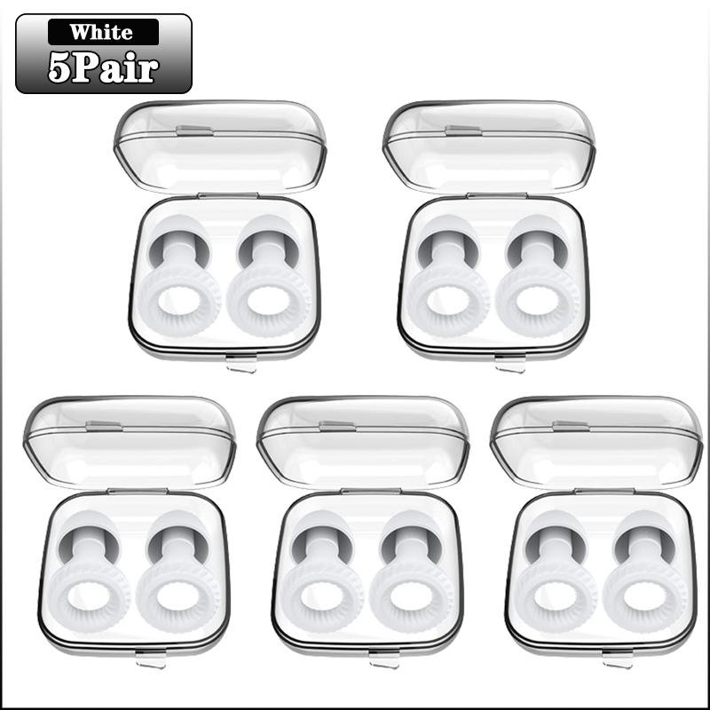 20 Paar Schallschutz Silikon Schlaf Anti-Geräusch Ohrstöpsel Schlaf Schlaf Spezial Anti-Lärm Lernen Ohrstöpsel Geräuschunterdrückender Ohrstöpsel