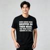 Funny Sarcastic Quote Tshirt For Unisex Unisex Some Babies Were Dropped On Their Heads Letter Print Casual Tee Black White